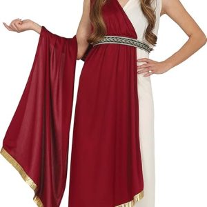 Fiestas Guirca Romana Costumi Raffinati per Bambina 7-9 ANNI