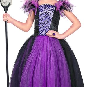 Widmann-Malefica Costume per Bambini, Multicolore, (158 cm / 11-13 Anni), 70248