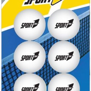 BLISTER 6 PALLINE TRAINING  bianche                40 MM