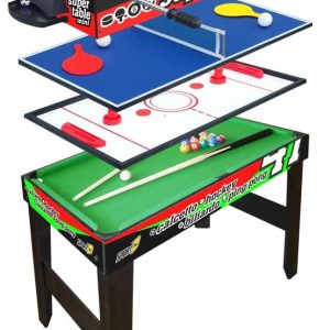 TAVOLO 4 in 1 MINI 3vs3 (calcetto, ping pong, carambola, hockey)