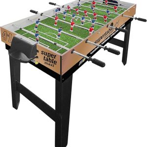 TAVOLO 4 in 1 MAXI 4vs4 (calcetto, ping pong, carambola, hockey)