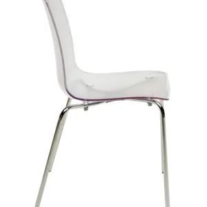 Sedia AETERNA Antigraffio Fumè scuro S3348TRY