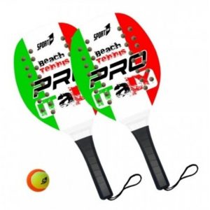 COPPIA RACCHETTE BEACH TENNIS PRO ITALIA con pallina
