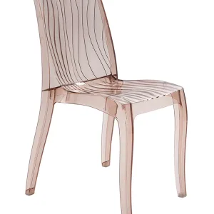 Sedia DUNE PC Marrone Chiaro S6327TRMAL