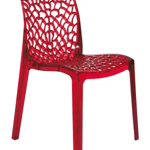 Sedia GRUVYER PC Rosso Rubino S6316TRRR