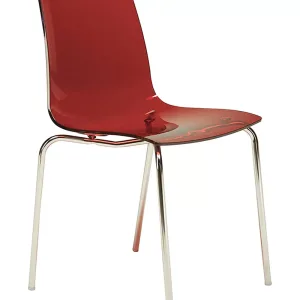 Sedia LOLLIPOP PC Rossa Rubino S3343TRRR