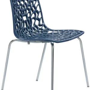 Sedia GROOVE Highmopp Blu Avio S3344BA