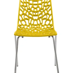 Sedia GROOVE Highmopp Giallo S3344GB
