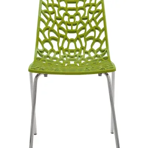 Sedia GROOVE Highmopp Verde Anice S3344VA