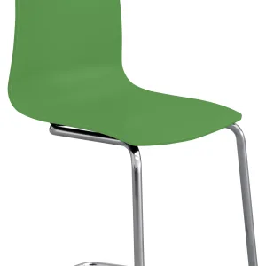 Sedia CANDY gamba a C PP Higmopp Verde Brillante S3361VB