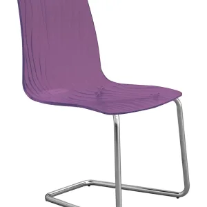 Sedia CALIMA gamba a C PC Malva S3362TRMAV