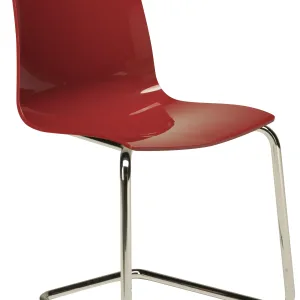 Sedia LOLLIPOP gamba a C PP Higmopp Bordeaux S3363BD