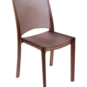 Sedia LITTLE ROCK PC Marrone Chiaro S6325TRMAL