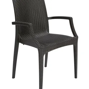 Poltrona RATTAN BISTROT Moka S6625MK