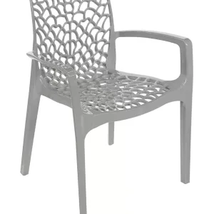 Poltrona GRUVYER PP Grigio Perla S6626GP