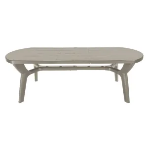 Tavolo PAGODA Ovale All. 90x180/230 Juta S6568J